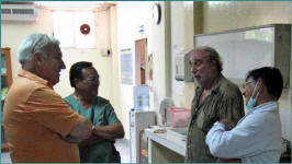 Mission du Dr. Pierre André Barras - Hôpital Mahosot, Vientiane
