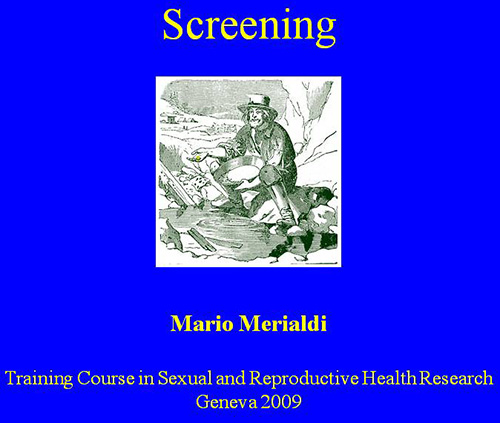 Screening - Mario Merialdi