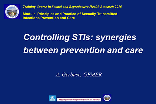 Controlling STIs: synergies between prevention and care - Antonio Gerbase