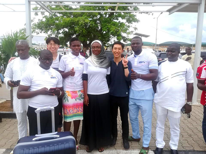 Courtesy visit of HWPL members, Abuja, Nigeria - Abiodun Essiet