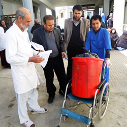 Visit to a hospital in Kabul - Mohammad Basir Farid