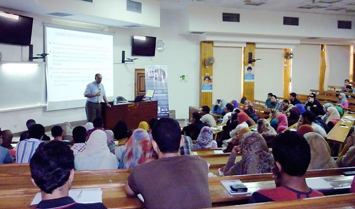 A research methodology workshop held at the Faculty of Medicine, Cairo