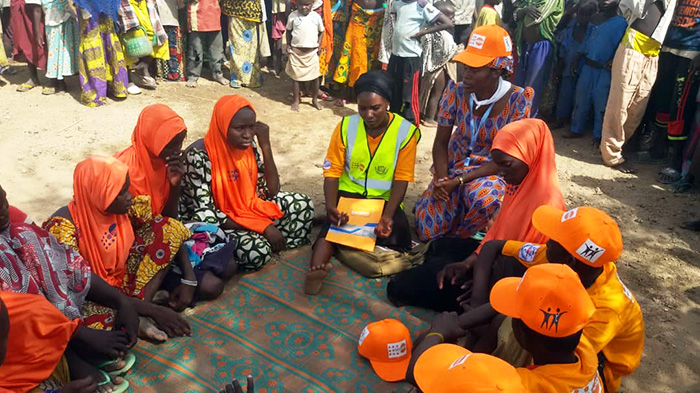 Monitoring and mentoring session in Gwoza LGA, Pulka IDP Camps, Borno State, Nigeria - Titilope Lawal