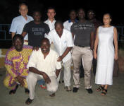 Team Fistola Ostetrica (Docteur Colas, Docteur Dumurgier, Docteur Daraté, Docteur Dieudonné et étudiants de l’école de spécialité Gynécologie de Cotonou)