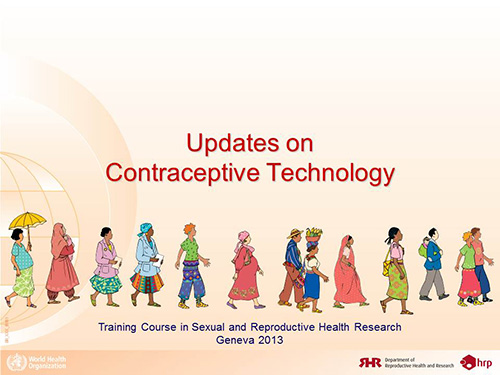 Updates on contraceptive technology. Part 2 - Kirsten Vogelsong, Mario Festin