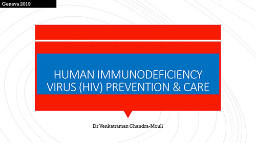 HIV prevention and care - Venkatraman Chandra-Mouli