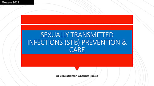 Sexually transmitted infections prevention and care - Venkatraman Chandra-Mouli