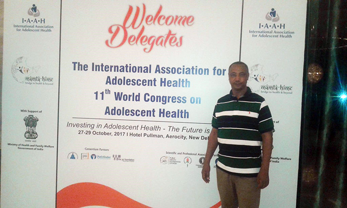 11th World Congress on Adolescent Health, New Delhi, India - Ambaw Belete