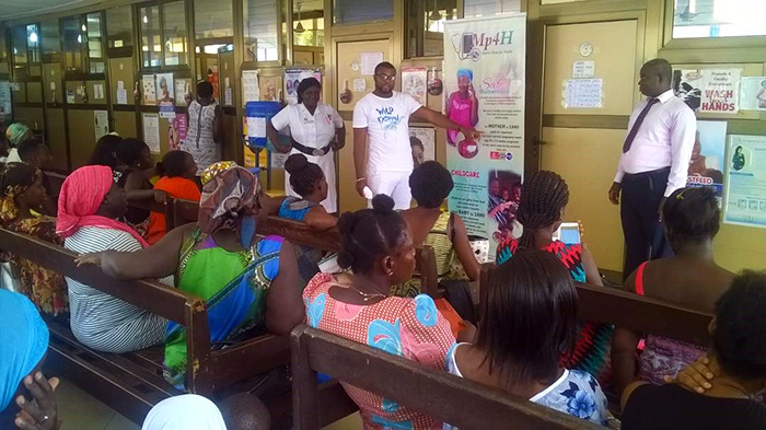 Mobile Phone for Health, Ridge Regional Hospital, Accra, Ghana - Emmanuel Ayire Adongo