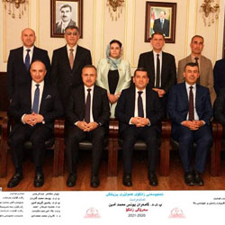 The council of Erbil Medical University, Iraq - Hamdia Mirkhan Pirany