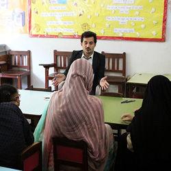 Awareness session about Family Planning and Reproductive Health in Pakistan, International School of Studies, Karachi, Pakistan - Hayat Ali Yousefzai