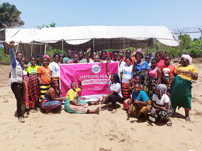 Maternal Health Club Launch, Margibi, Liberia - Jutomue Doetein