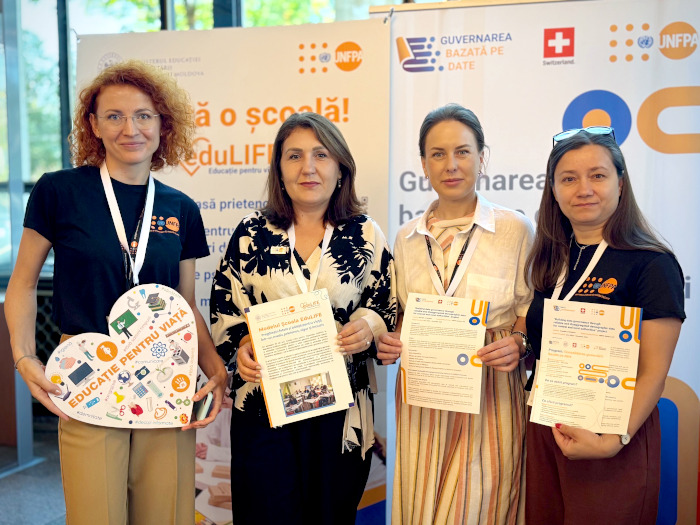UNFPA team in Moldova - Ludmila Sirbu