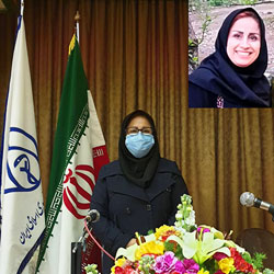 Appreciation ceremony of doctors and health workers during the COVID-19 pandemic, the Medical Council of Rasht, Iran - Masoumeh Pourmohsen Balgouri