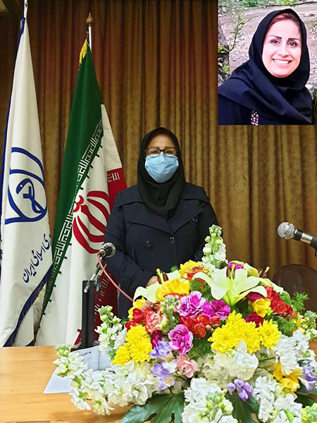 Appreciation ceremony of doctors and health workers during the COVID-19 pandemic, the Medical Council of Rasht, Iran - Masoumeh Pourmohsen Balgouri