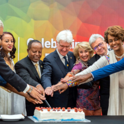 Visit of the Rotary International President to Ethiopia - Mengistu Asnake