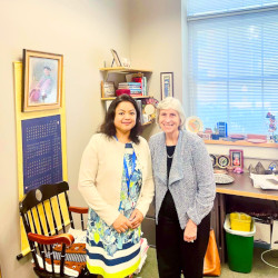 Meeting with Prof. Marie Diener-West, Johns Hopkins Bloomberg School of Public Health, Baltimore, Maryland, USA – Nisha Manandhar Kunwar