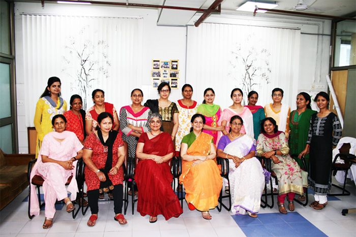 Office bearers of the National Association of Reproductive and Child Health of India, Delhi chapter (2014-16) - A.G. Radhika