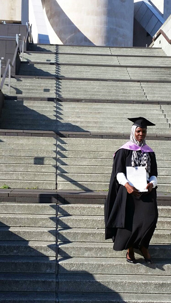 Masters of Public Health degree, University of Liverpool, UK - Raqibat Idris