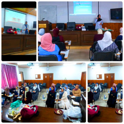 The series of scientific lectures, Gaza City, Palestine - Suha Baloushah