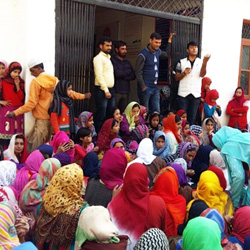 Health check-up of adolescent girls in Cheerkoot, India - Syed Manzoor Kadri