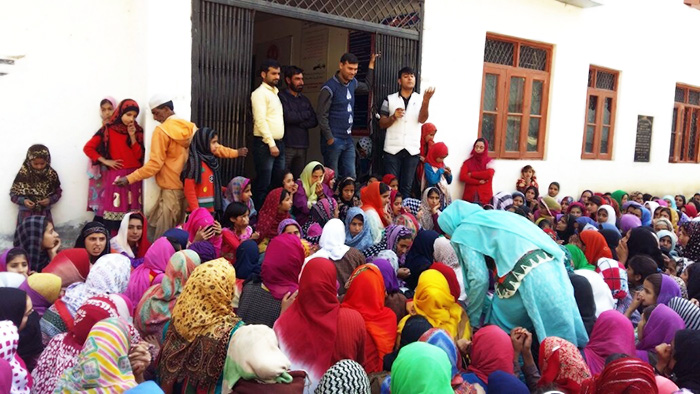 Health check-up of adolescent girls in Cheerkoot, India - Syed Manzoor Kadri