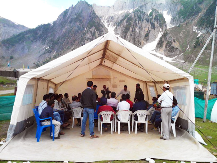 Training session at Baltal, Ganderbal, India at an altitude of 3000m - Syed Manzoor Kadri