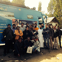 A mobile medical camp at the Community Health Center, Magam, District Budgam, Jammu and Kashmir, India - Syed Manzoor Kadri