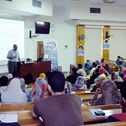 A research methodology workshop held at the Faculty of Medicine, Cairo University, Egypt - Tarek Tawfik Amin