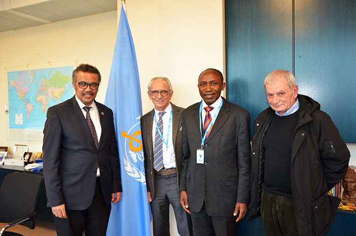 Meeting of GFMER representatives with the WHO Director-General, Geneva, Switzerland